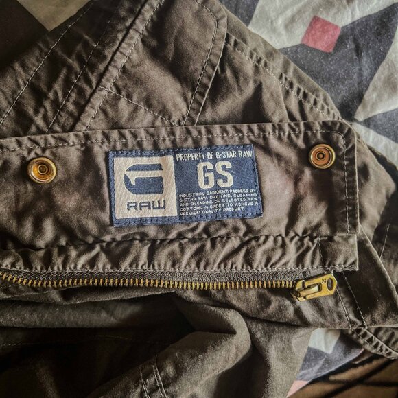 G-STAR brand light men's jacket/overshirt Military style Used gently - Picture 9 of 14